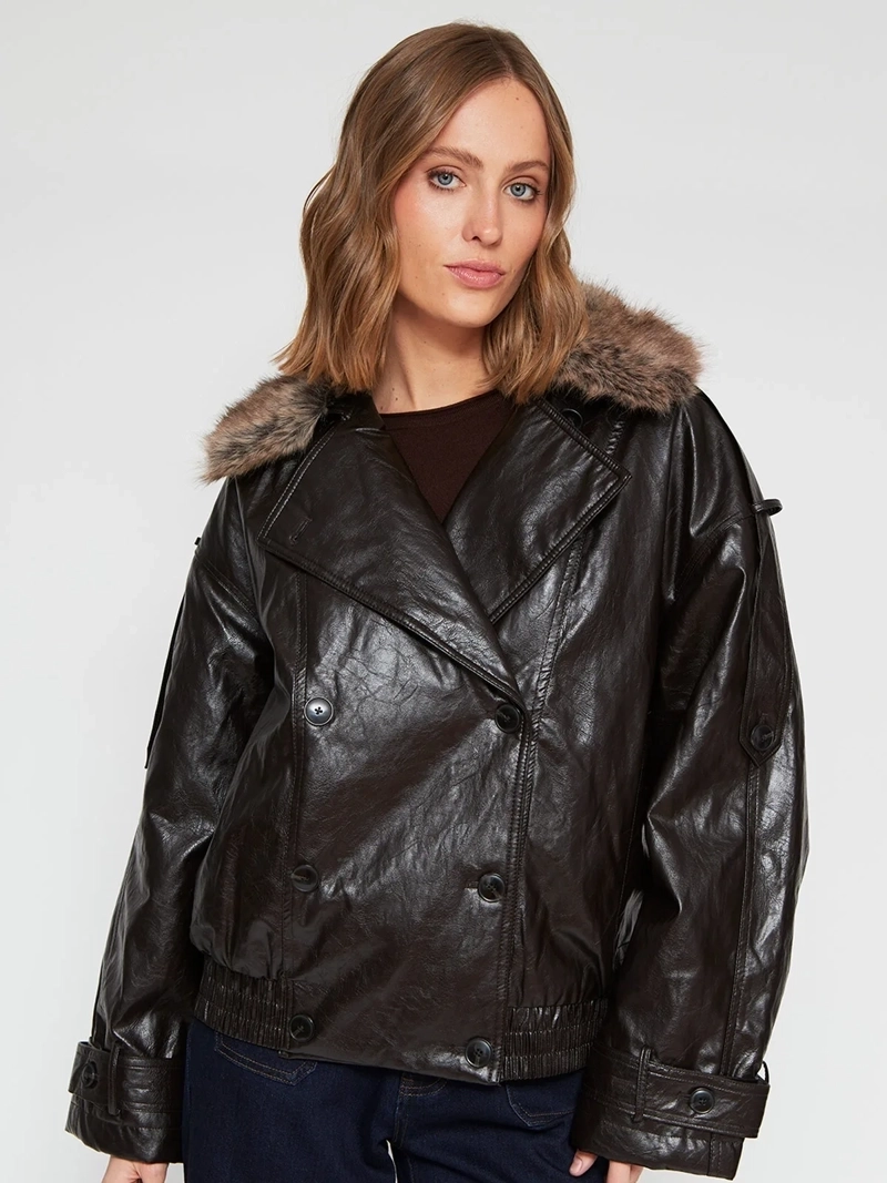 CHAQUETA MUJER MARQUIS EFECTO PIEL - 2