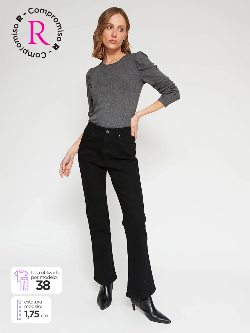 JEANS MUJER MARQUIS ALGODÓN FLARE - 1