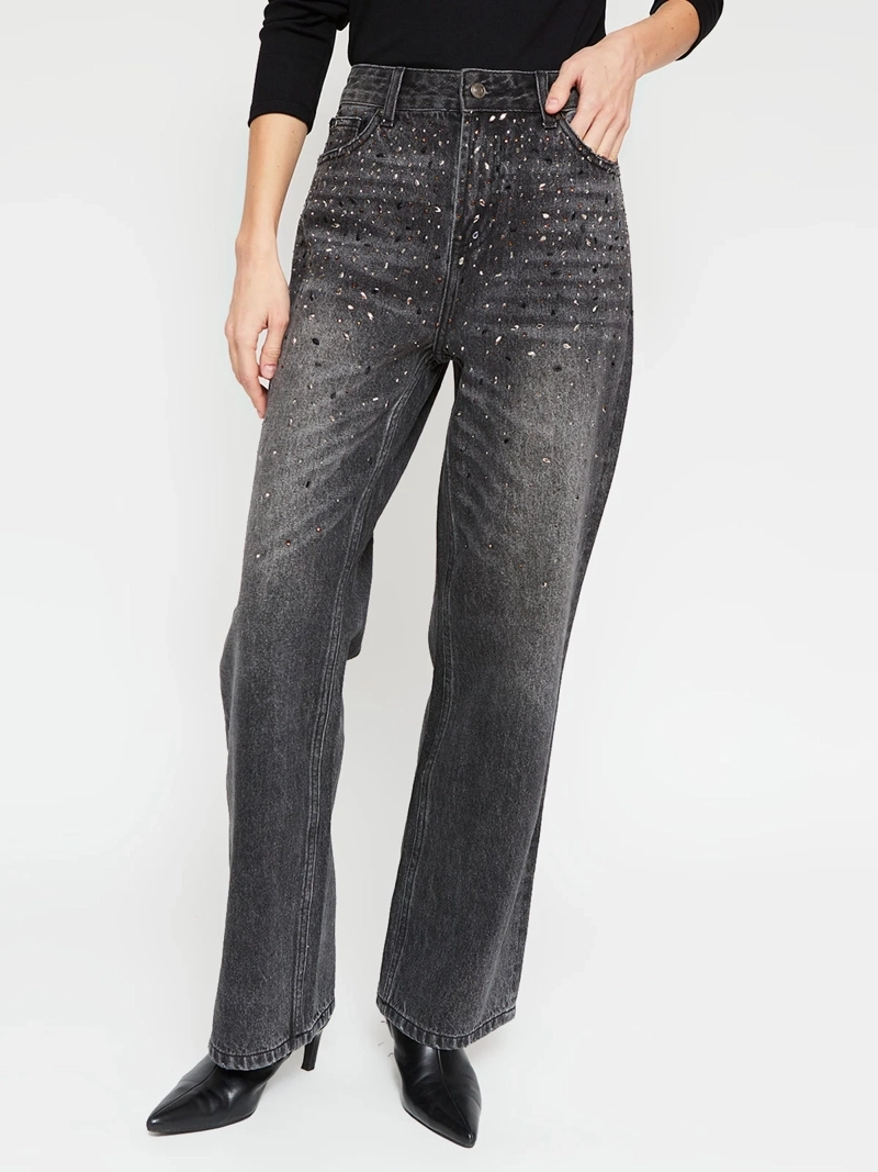 JEANS MUJER MARQUIS ALGODÓN STRASS - 2