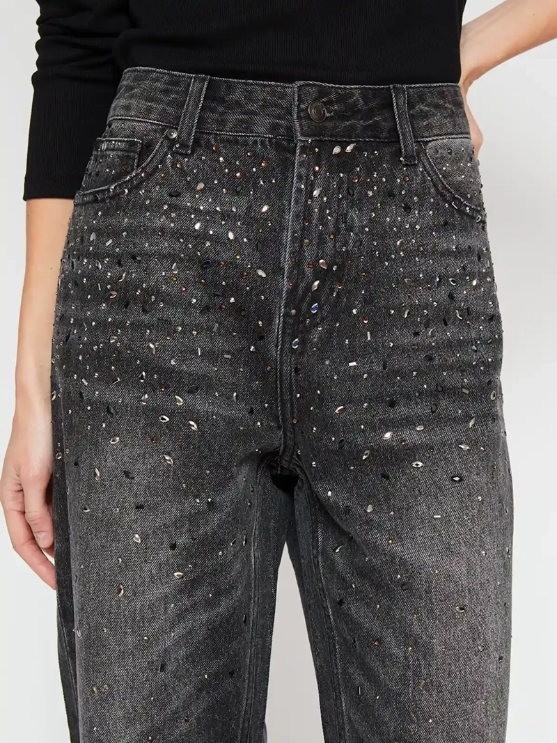 JEANS MUJER MARQUIS ALGODÓN STRASS - 4