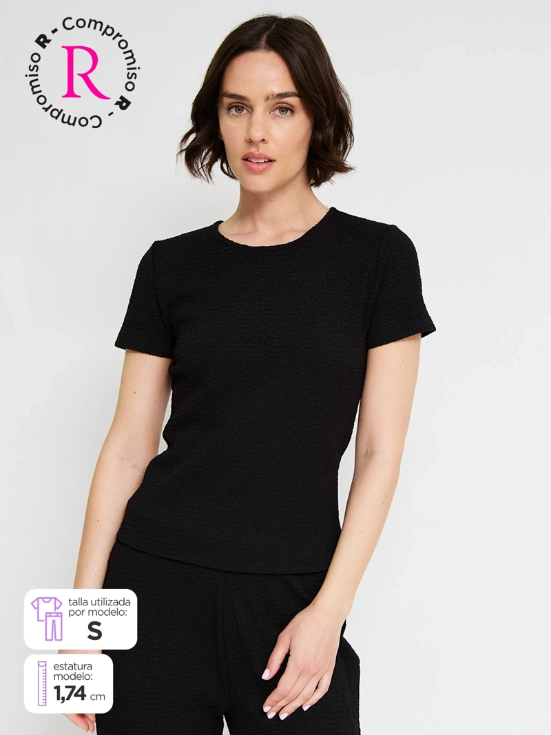 POLERA MUJER REGATTA MANGA CORTA - 1