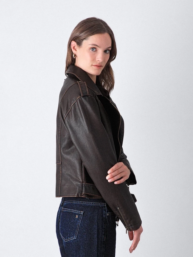 CHAQUETA MUJER RAINDOOR BIKER - 4