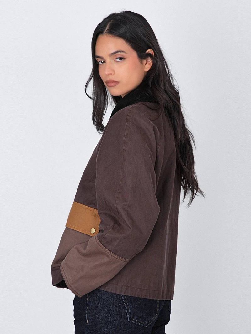 CHAQUETA MUJER RAINDOOR ALGODÓN ENCERADA - 3