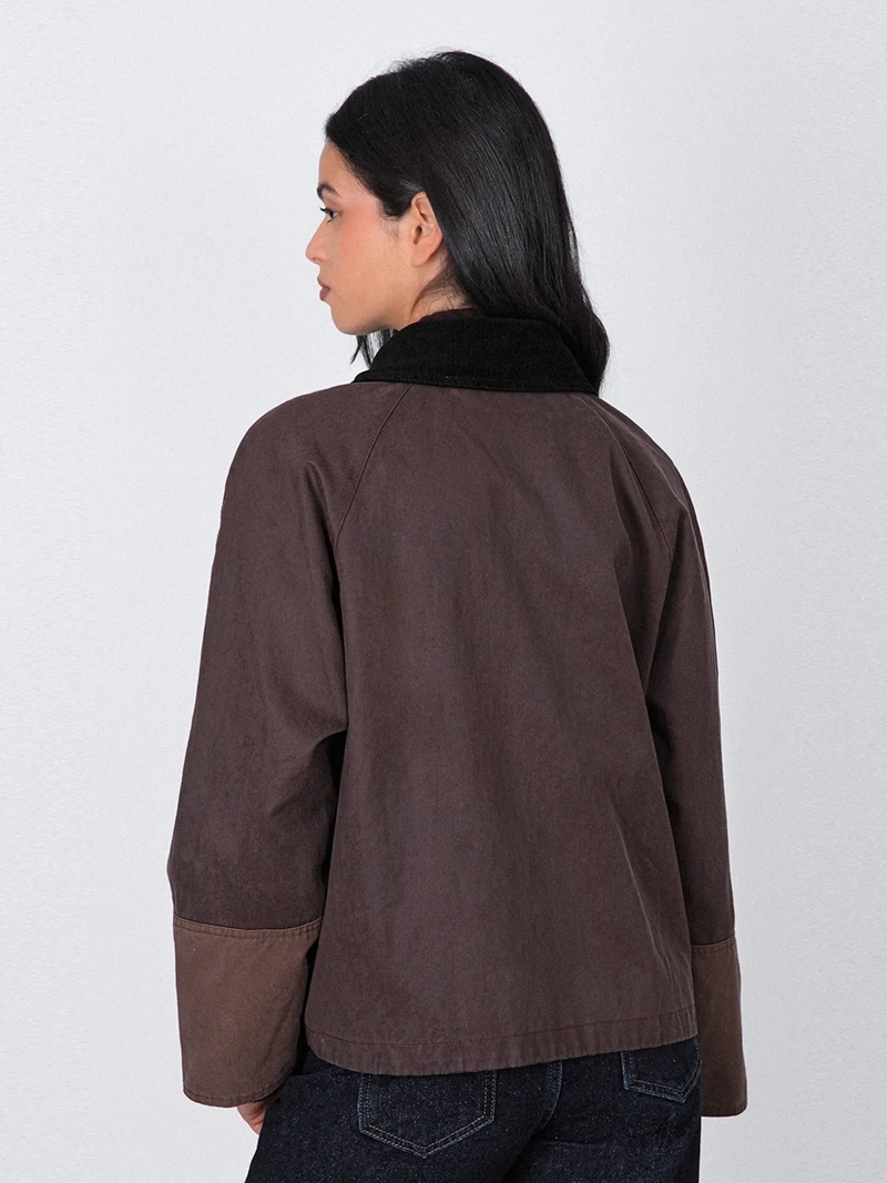 CHAQUETA MUJER RAINDOOR ALGODÓN ENCERADA - 4