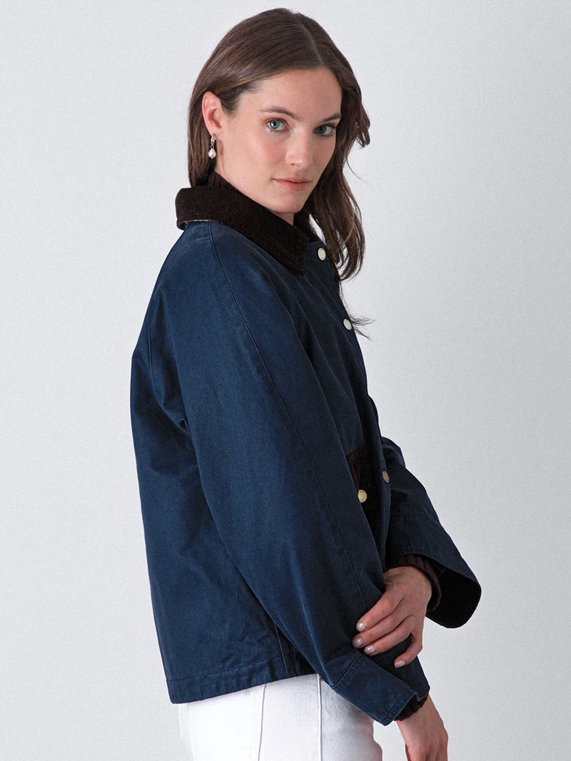CHAQUETA MUJER RAINDOOR ALGODÓN ENCERADA - 4