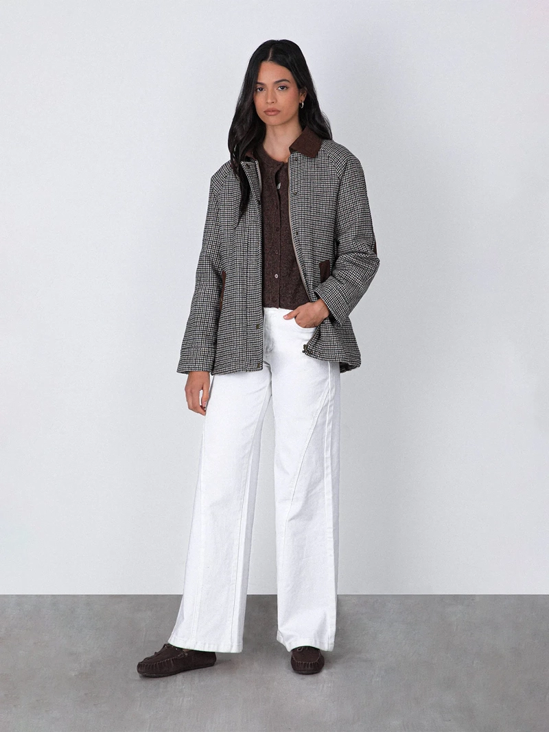 CHAQUETA MUJER RAINDOOR ALGODÓN TEJIDA PRINT - 2