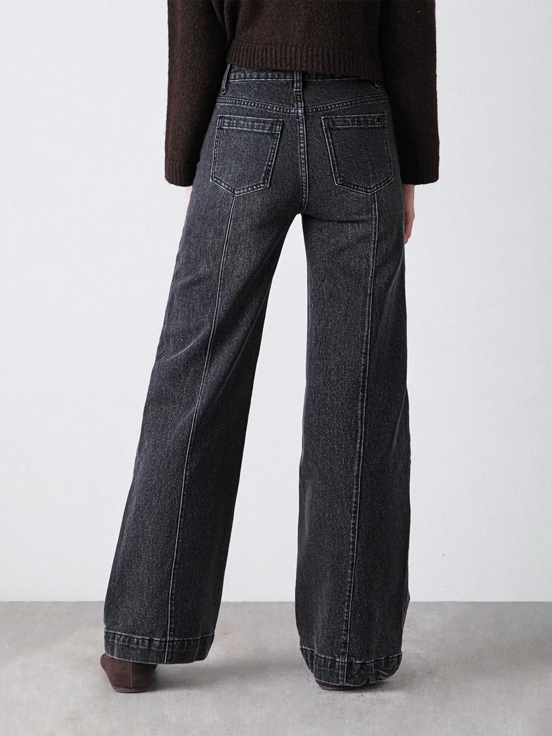 PANTALÓN MUJER RAINDOOR ALGODÓN WIDELEG - 4