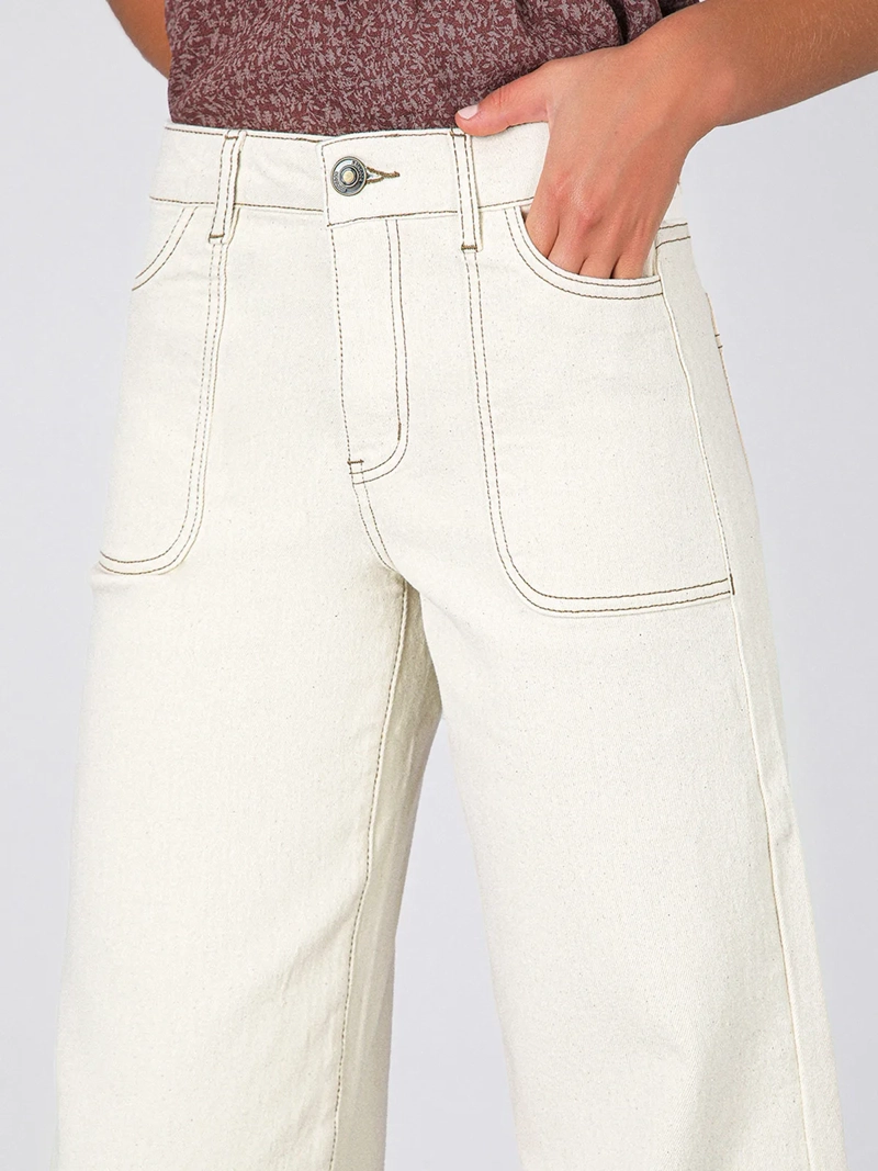 PANTALÓN MUJER RAINDOOR ALGODÓN WIDE LEG - 4