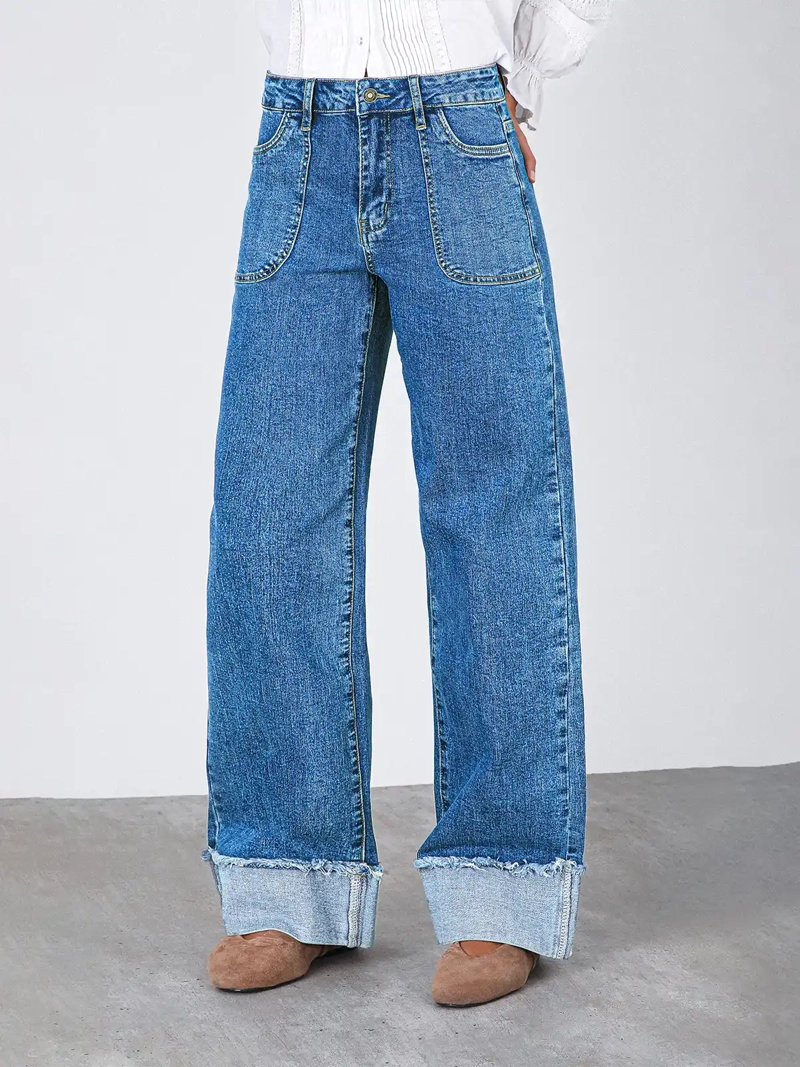 PANTALÓN MUJER RAINDOOR ALGODÓN WIDE LEG - 2