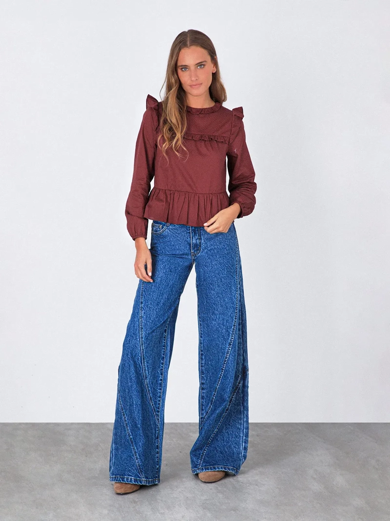 PANTALÓN MUJER RAINDOOR ALGODÓN CORTES CRUZADOS - 2