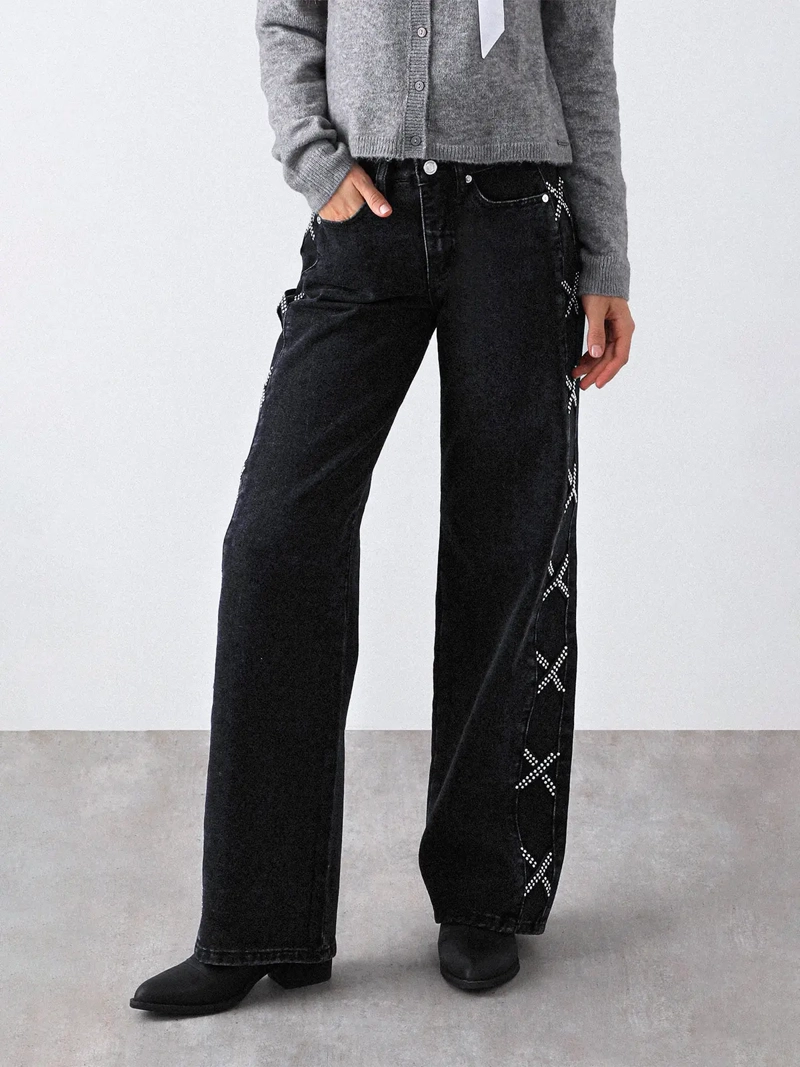PANTALÓN MUJER RAINDOOR ALGODÓN FRANJA LATERAL - 3