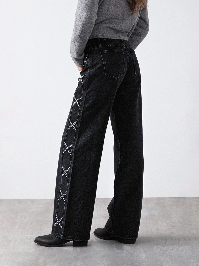 PANTALÓN MUJER RAINDOOR ALGODÓN FRANJA LATERAL - 4
