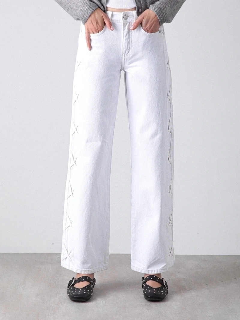 PANTALÓN MUJER RAINDOOR ALGODÓN FRANJA LATERAL - 2