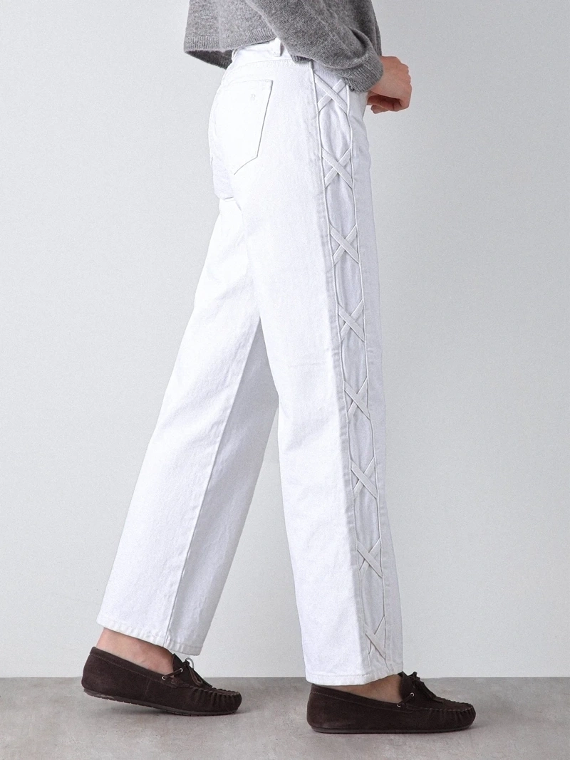 PANTALÓN MUJER RAINDOOR ALGODÓN FRANJA LATERAL - 4