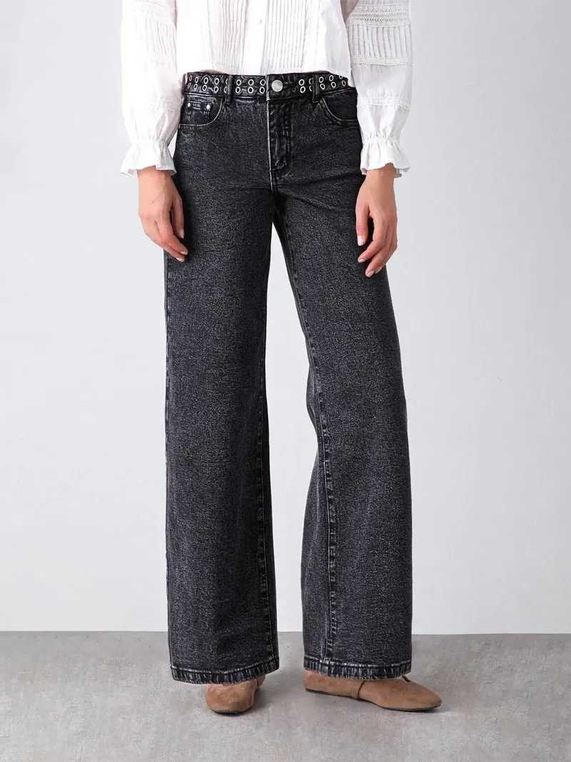 PANTALÓN MUJER RAINDOOR ALGODÓN WIDELEG - 3