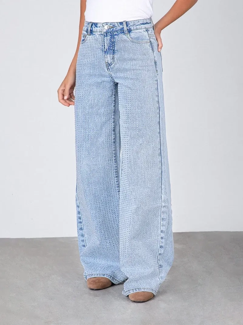 PANTALÓN MUJER RAINDOOR ALGODÓN WIDELEG - 3