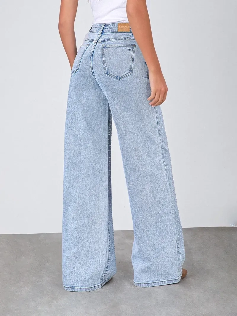 PANTALÓN MUJER RAINDOOR ALGODÓN WIDELEG - 4