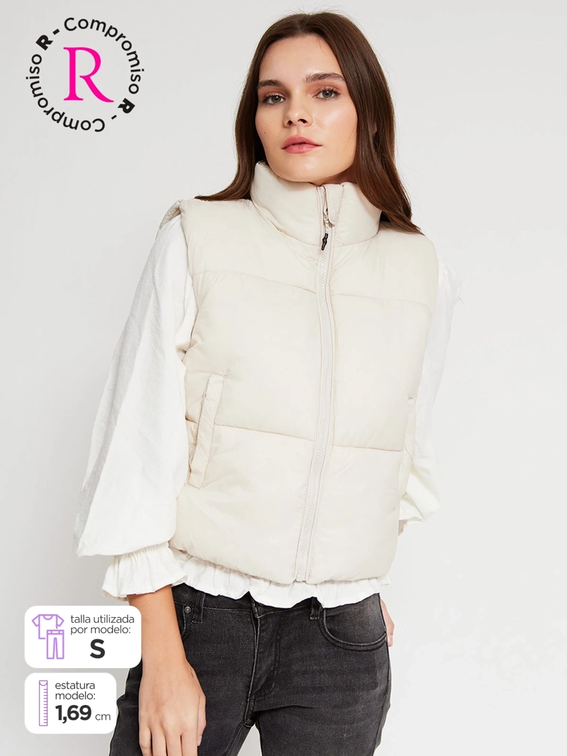 PARKA MUJER INDEX SIN MANGAS PUFFA - 1