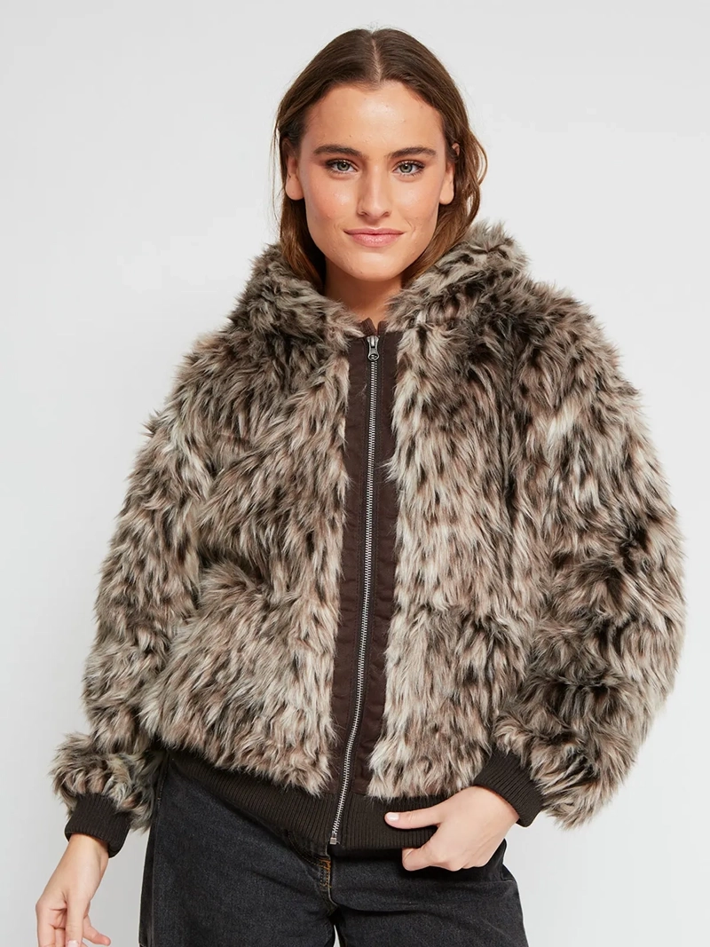 CHAQUETA MUJER INDEX CORTA PELOS - 3