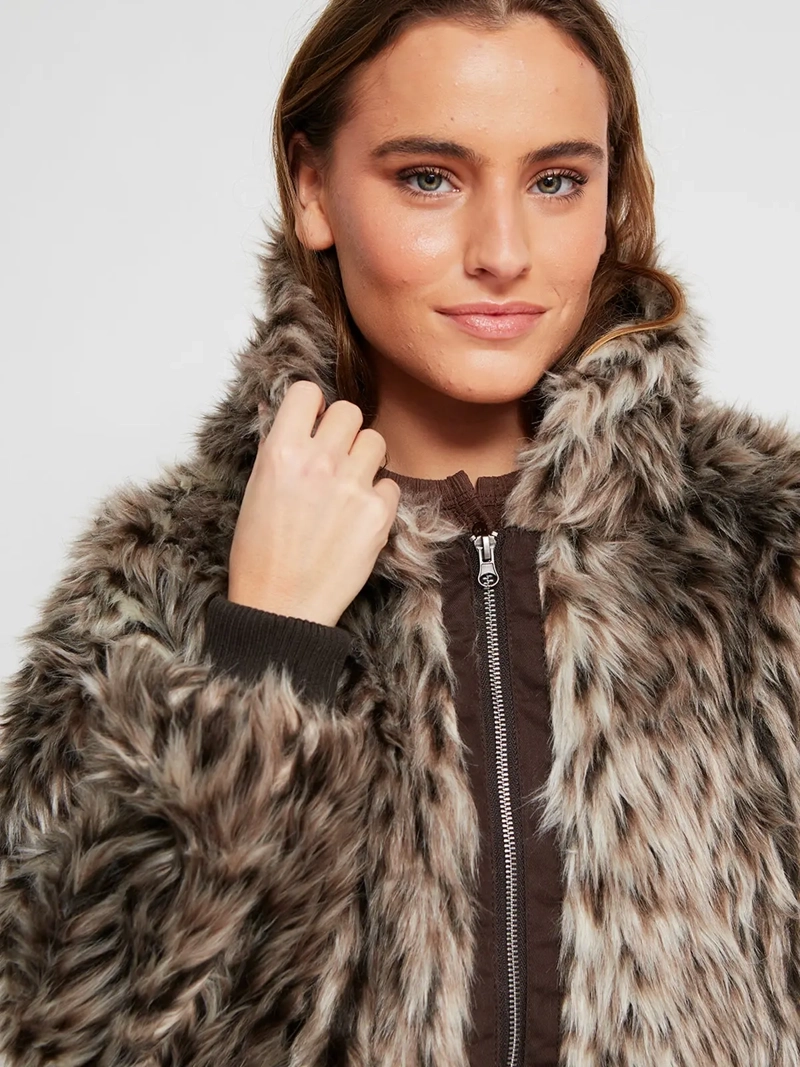 CHAQUETA MUJER INDEX CORTA PELOS - 5