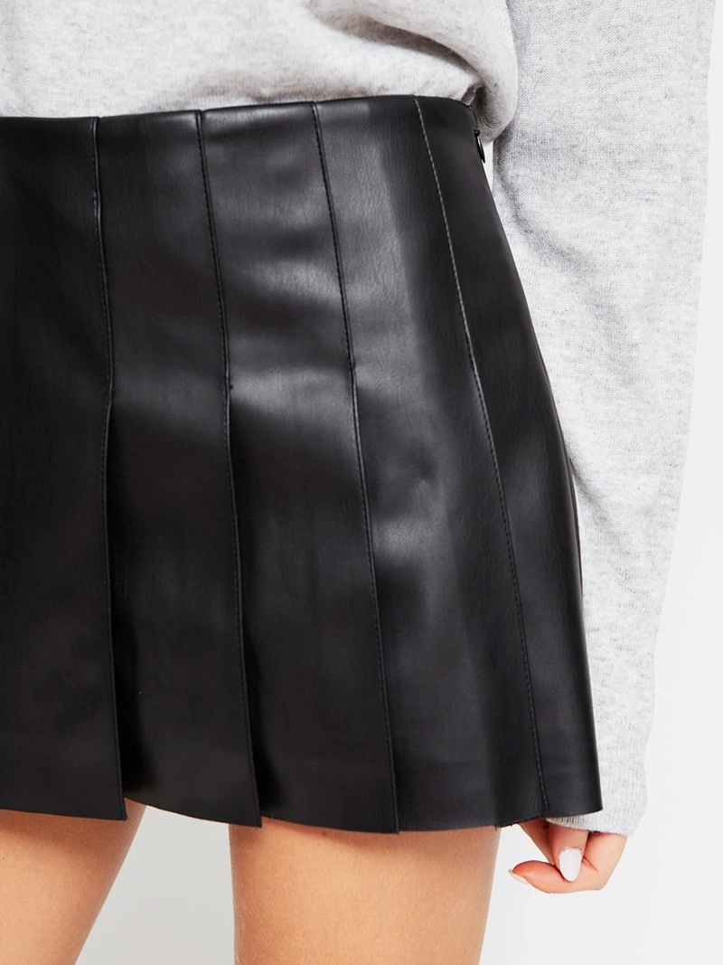 FALDA SHORT MUJER INDEX PLISADA - 4