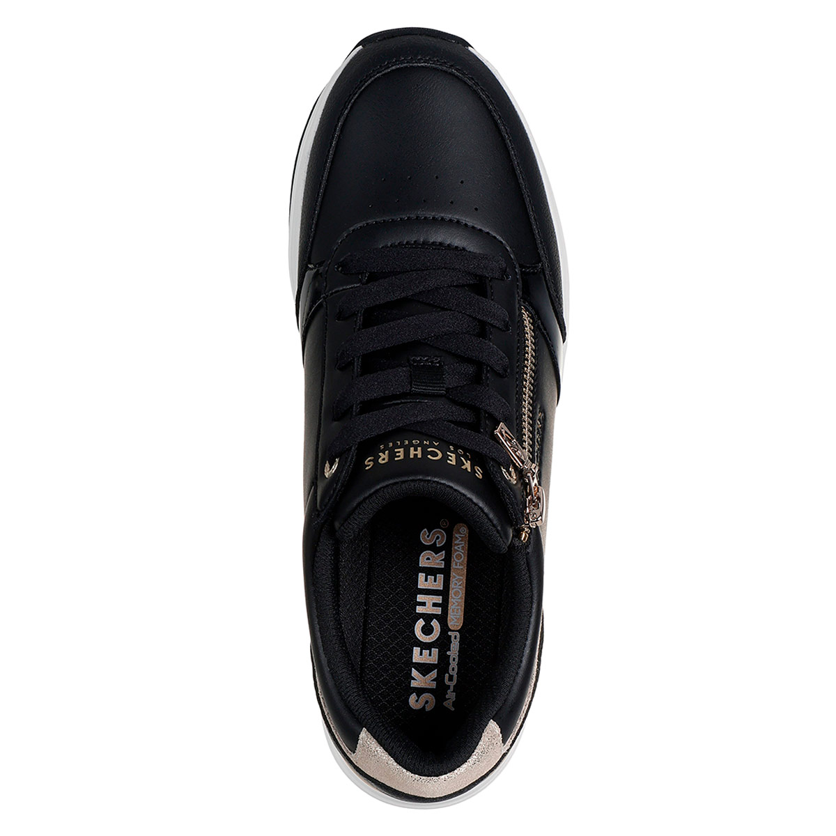 ZAPATILLAS MUJER SKECHERS CASUALES NEGRO BILLION 2 - 5