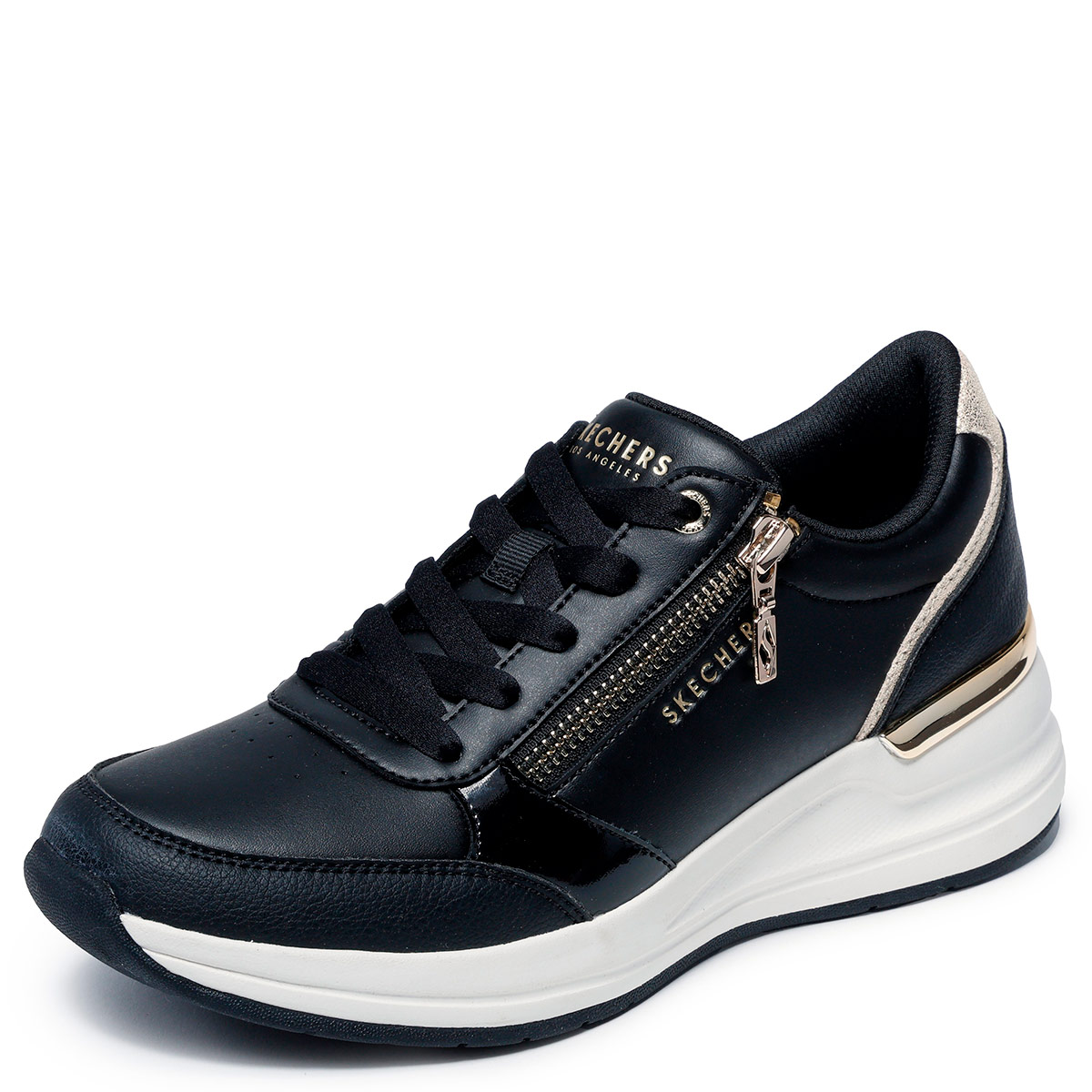 ZAPATILLAS MUJER SKECHERS CASUALES NEGRO BILLION 2 - 3