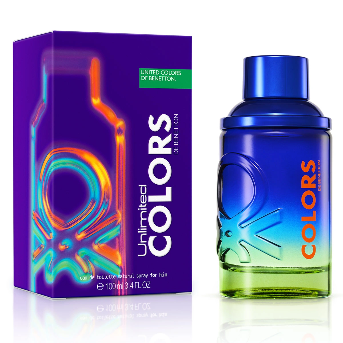 PERFUME HOMBRE BENETTON UNITED COLORS UNLIMITED COLORS EAU DE PARFUM 100ML  - 2