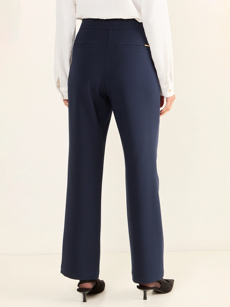 PANTALÓN MUJER MA GRIFFE RECTO FORMAL BOTONES - 4