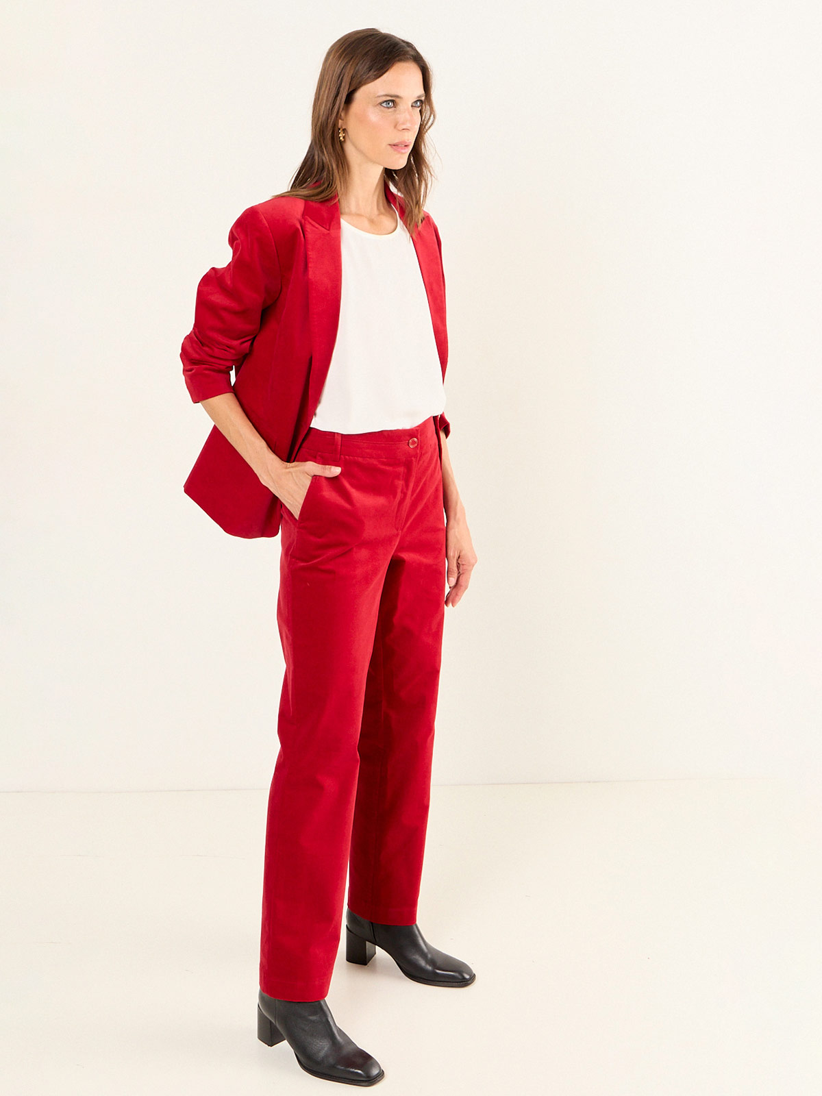 PANTALÓN MUJER MA GRIFFE ALGODÓN RECTO - 2