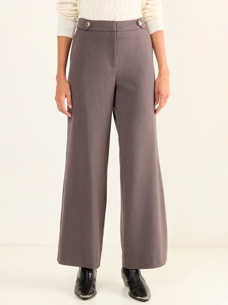 PANTALÓN MUJER MA GRIFFE WIDE LEG FORMAL - 3