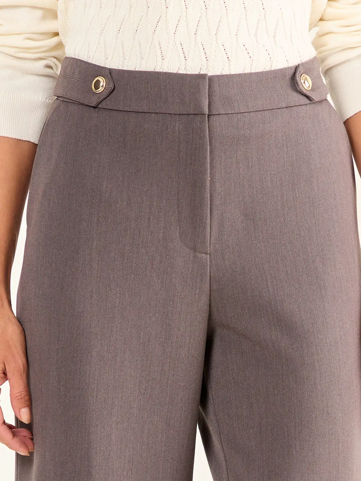 PANTALÓN MUJER MA GRIFFE WIDE LEG FORMAL - 5