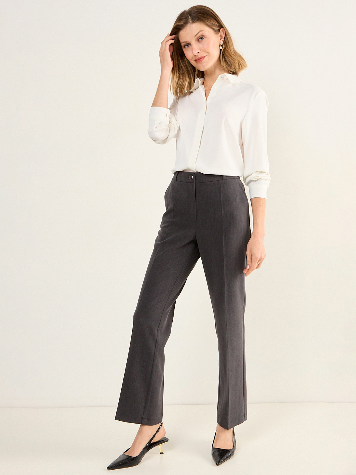 PANTALÓN MUJER MA GRIFFE BÁSICO FORMAL - 1