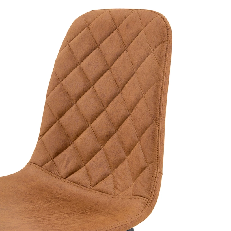 JUEGO DE COMEDOR RIPLEY HOME INDUSTRIAL 4 SILLAS CAFÉ - 11