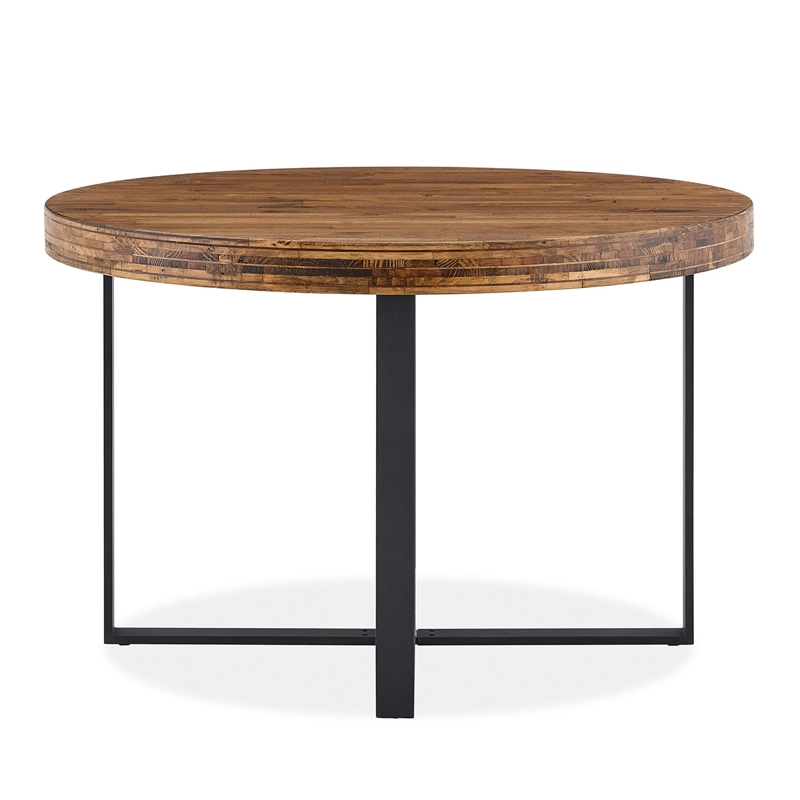 JUEGO DE COMEDOR RIPLEY HOME INDUSTRIAL 4 SILLAS CAFÉ - 4