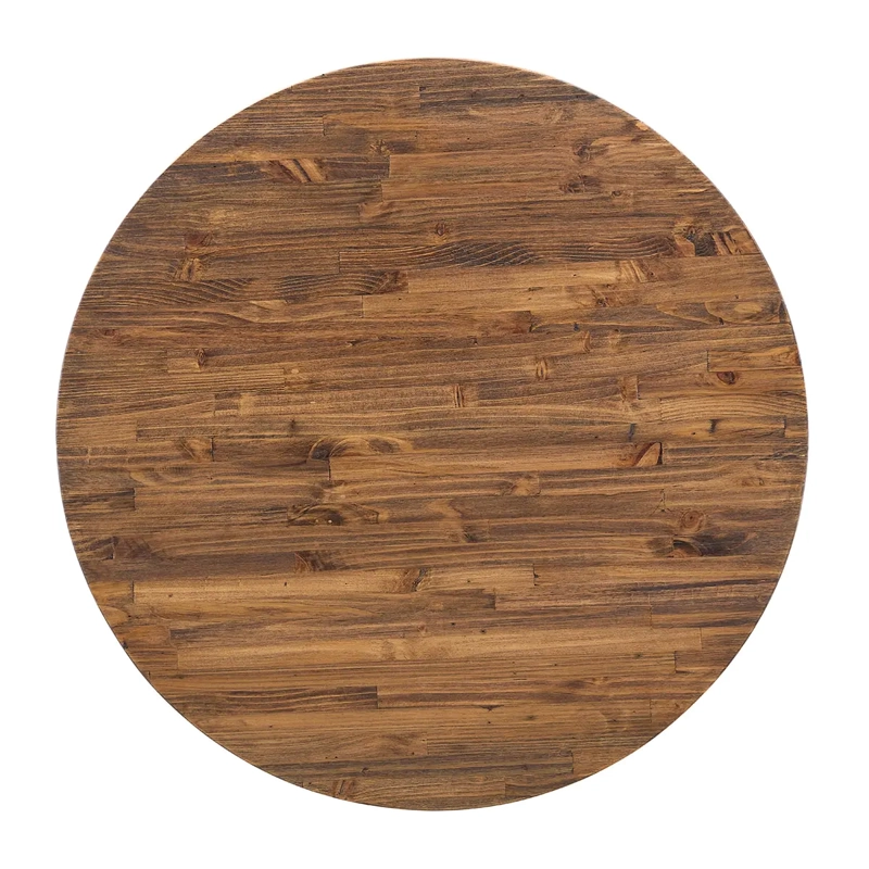 JUEGO DE COMEDOR RIPLEY HOME INDUSTRIAL 4 SILLAS CAFÉ - 6
