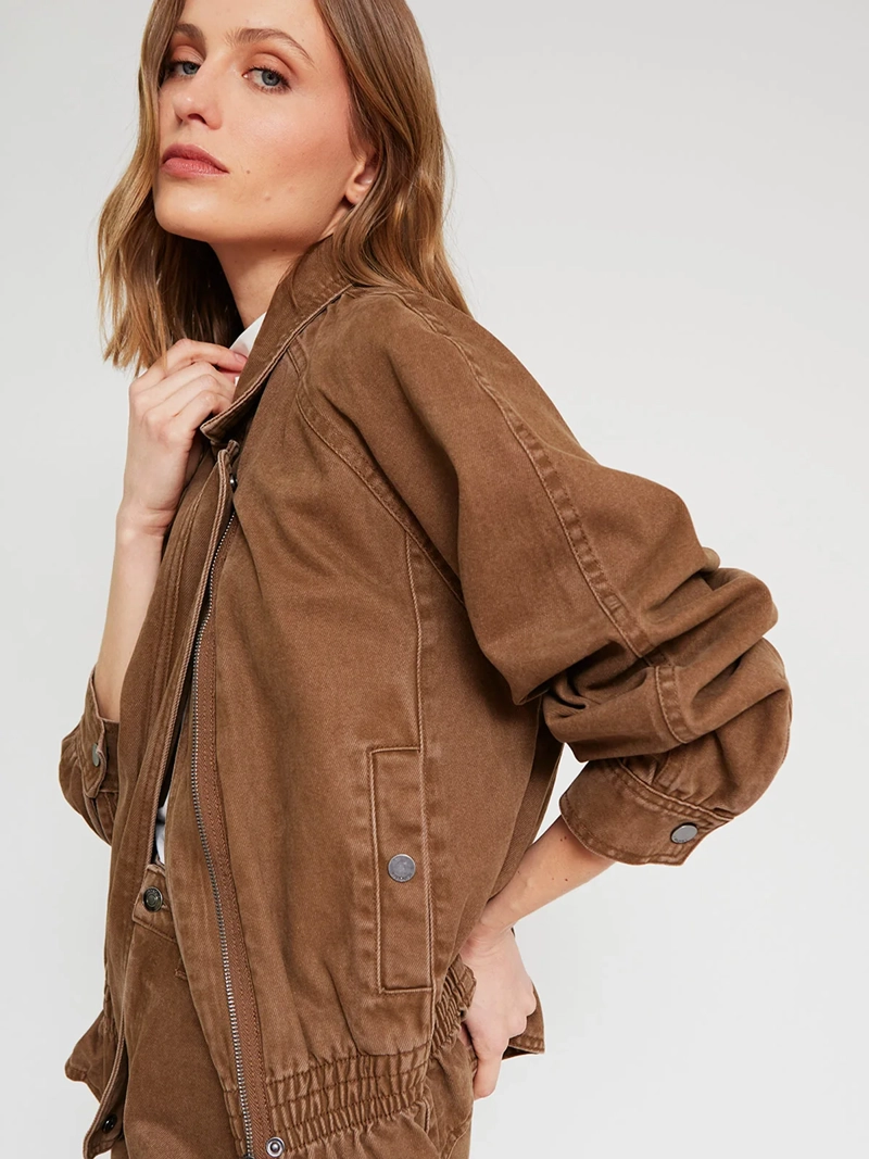 CHAQUETA MUJER MARQUIS - BELÉN SOTO ALGODÓN DENIM PEPLUM - 5