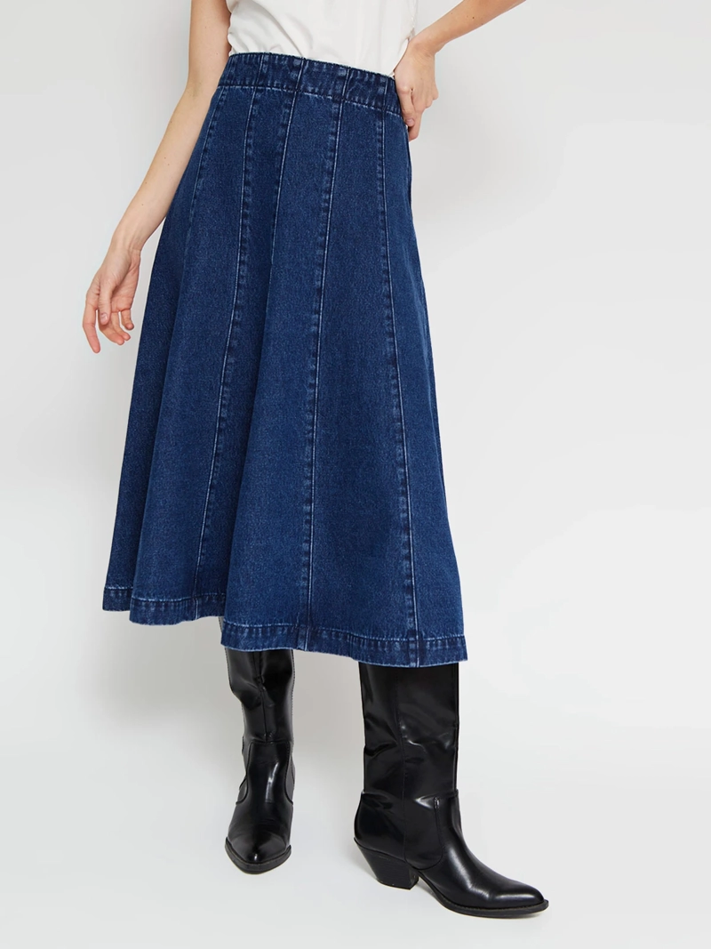FALDA MUJER MARQUIS ALGODÓN DENIM - 2