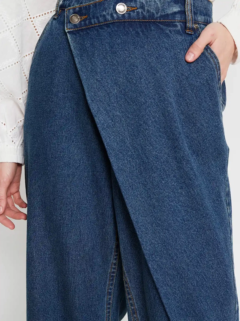 JEANS MUJER MARQUIS - BELÉN SOTO ALGODÓN RECTO PRETINA CRUZADA - 6