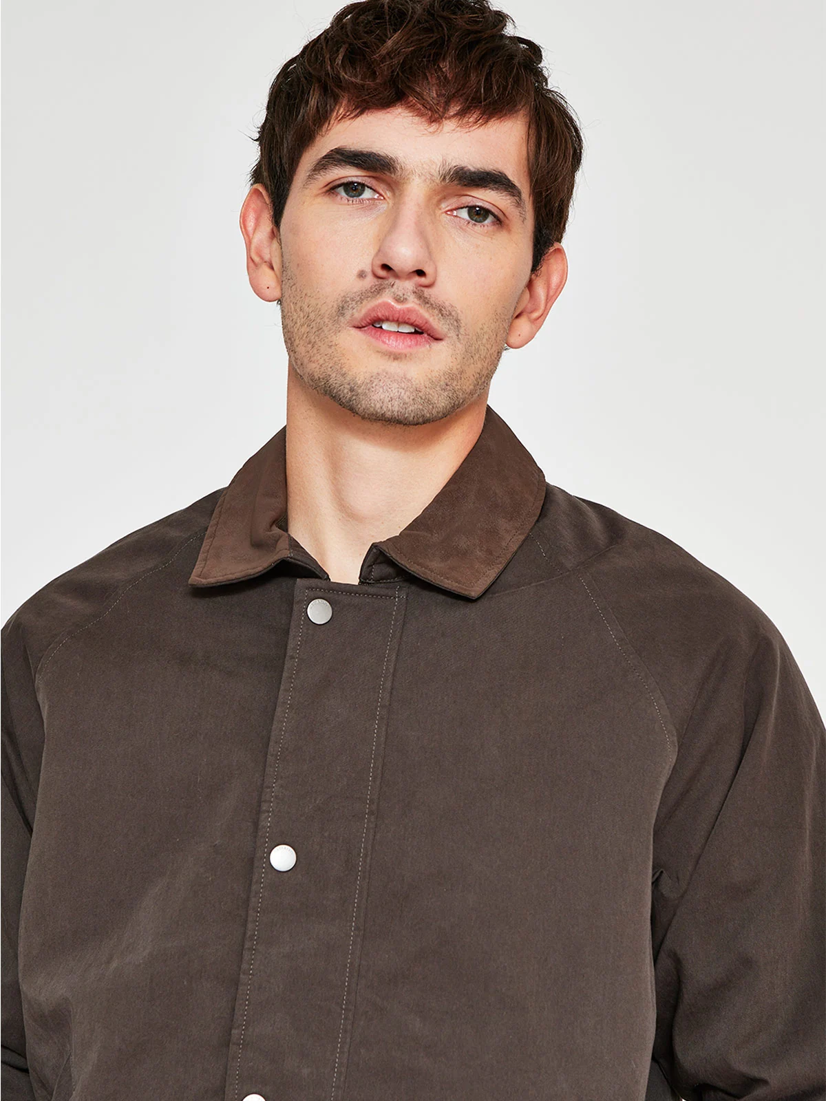 CHAQUETA HOMBRE CACHAREL ALGODÓN CUELLO CAMISERO - 3