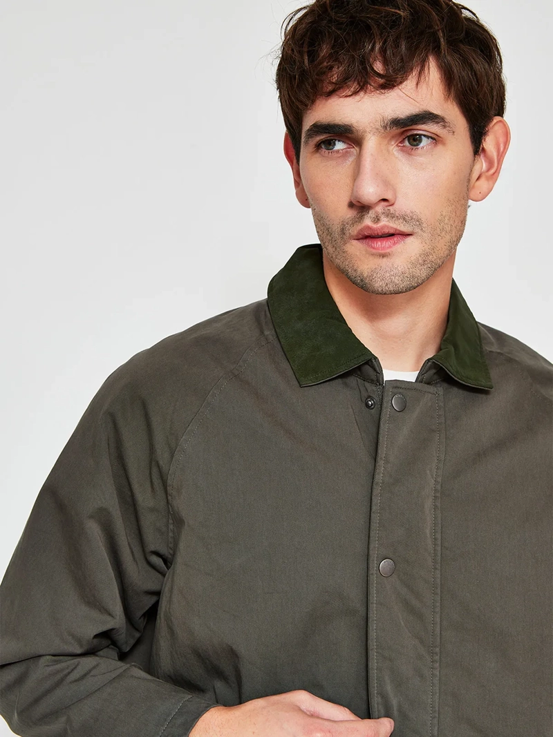 CHAQUETA HOMBRE CACHAREL ALGODÓN CUELLO CAMISERO - 3