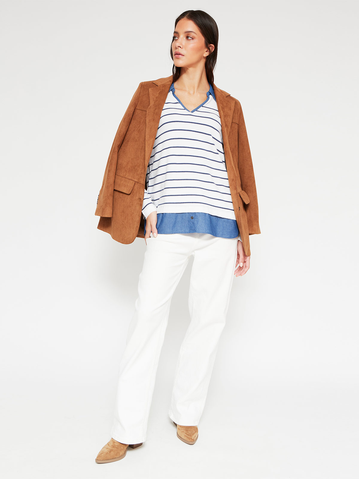 SWEATER MUJER AZIZ MANGA LARGA - 4