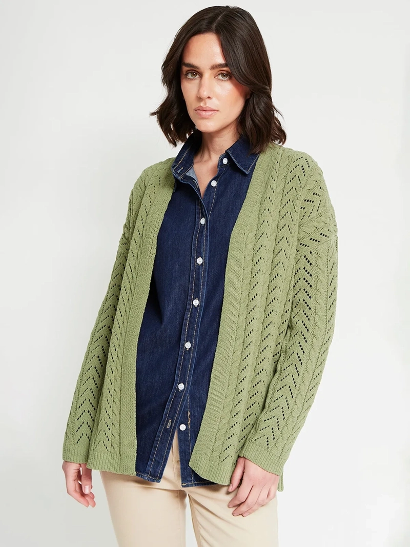 CARDIGAN MUJER AZIZ CALADO - 2