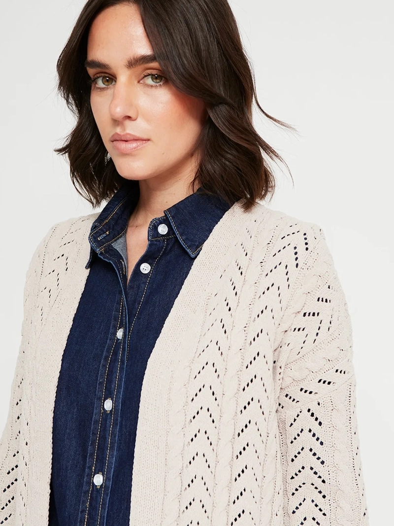 CARDIGAN MUJER AZIZ CALADO - 4