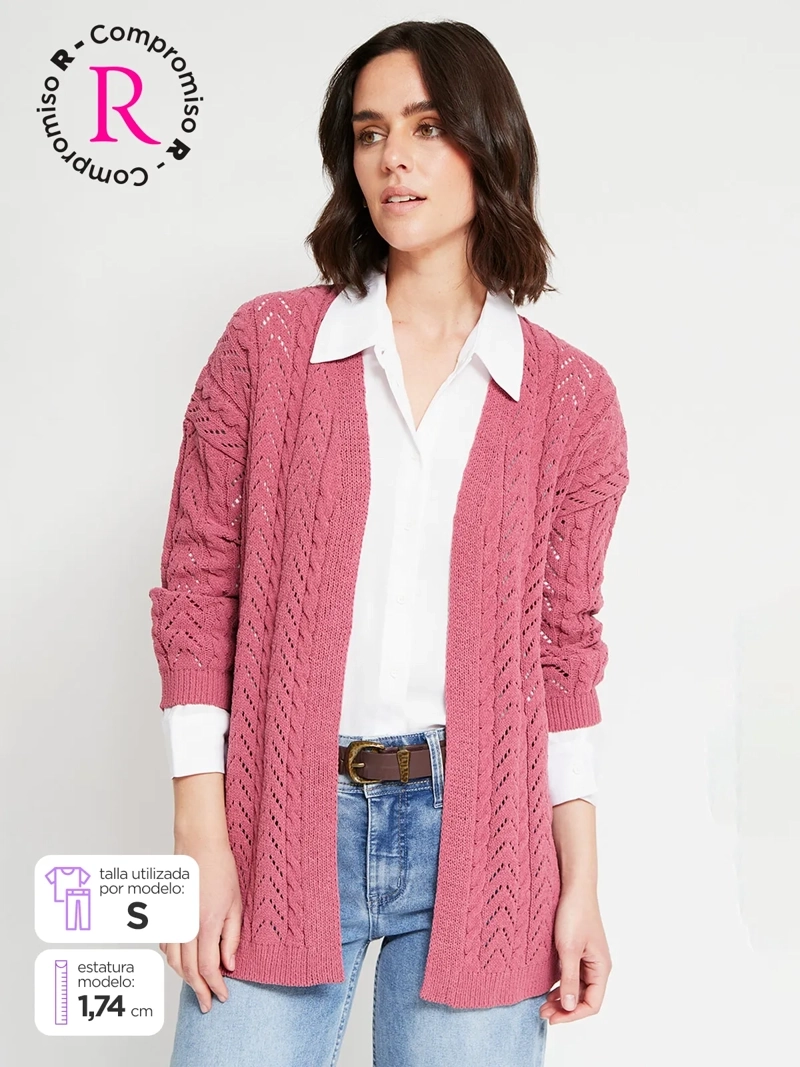 CARDIGAN MUJER AZIZ CALADO