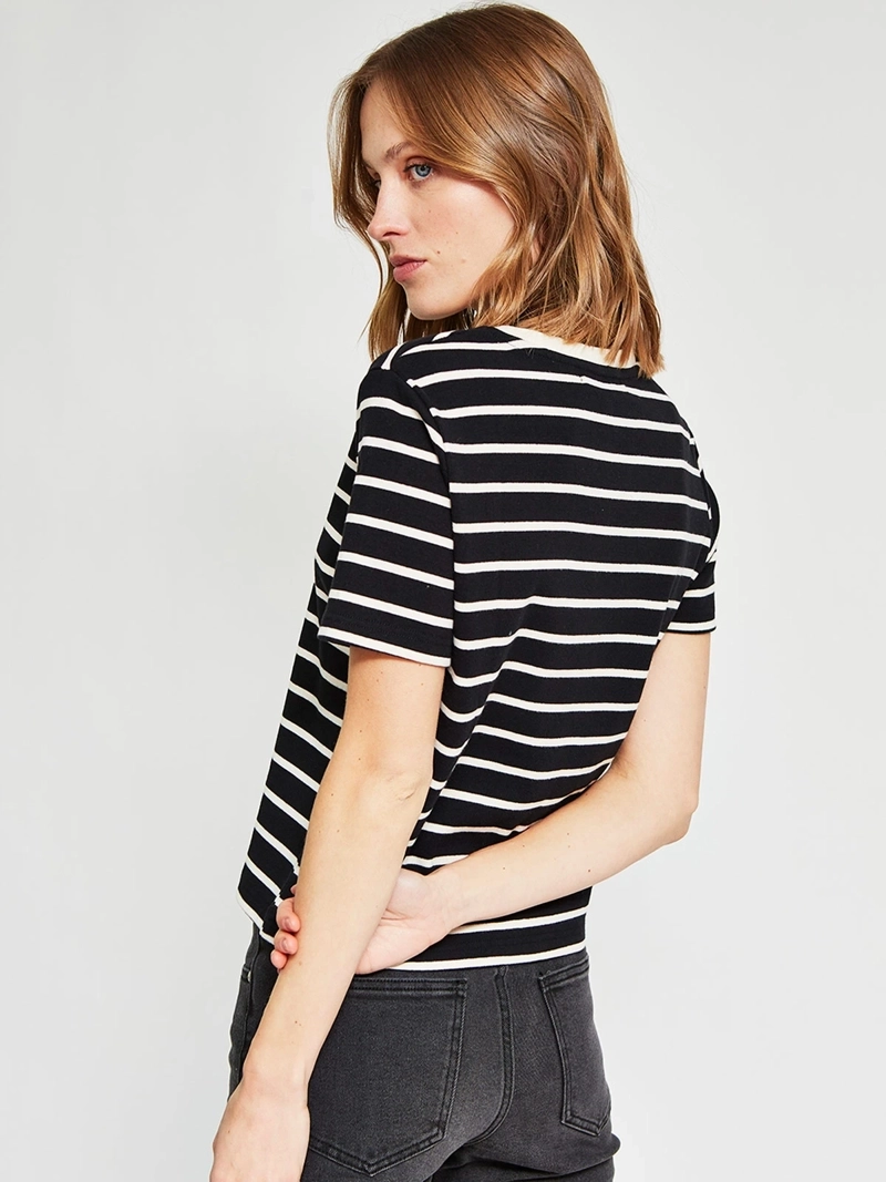 POLERA MUJER MARQUIS ALGODÓN RAYADA - 2
