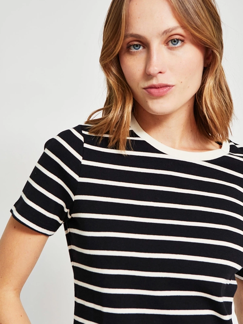 POLERA MUJER MARQUIS ALGODÓN RAYADA - 3