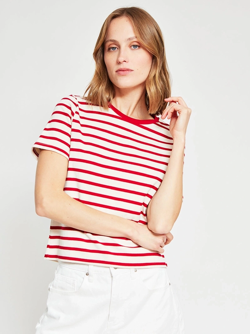 POLERA MUJER MARQUIS ALGODÓN RAYADA - 2