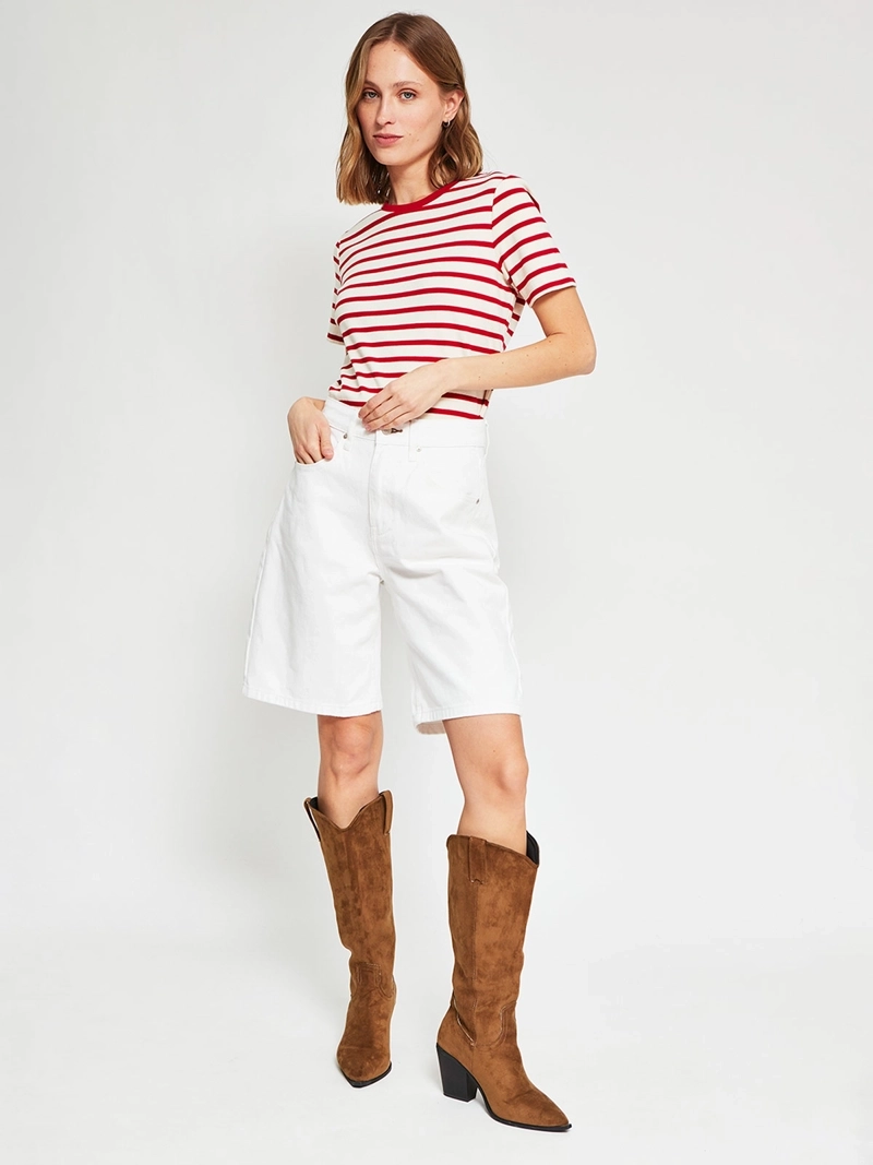 POLERA MUJER MARQUIS ALGODÓN RAYADA - 5