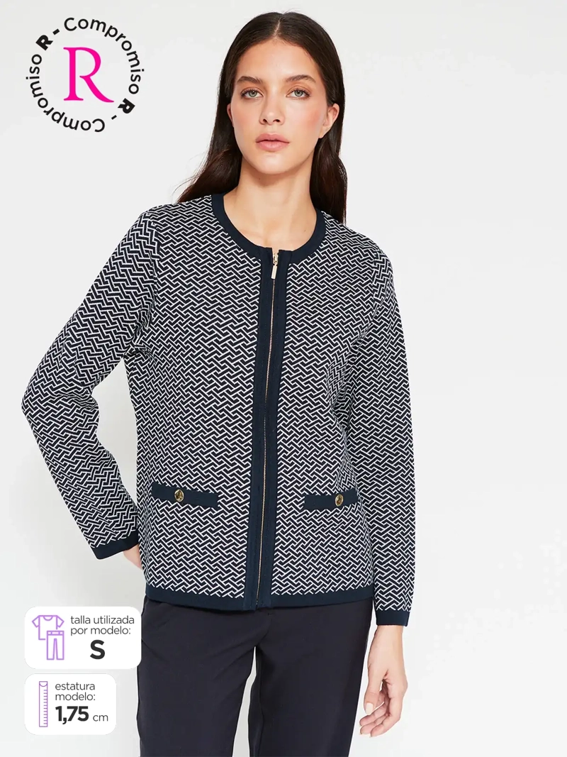 CARDIGAN MUJER CACHAREL CIERRE